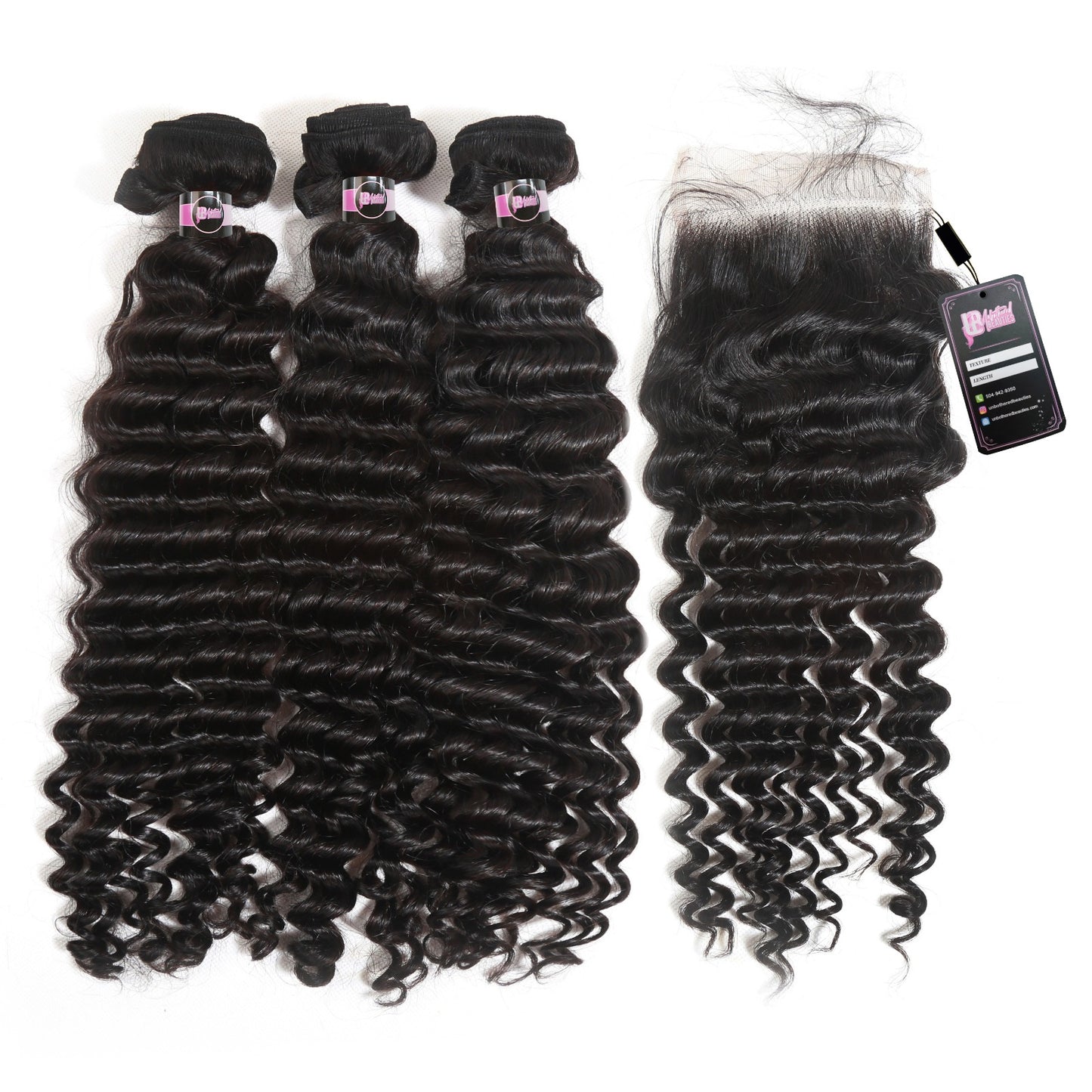 Pink Label 3 Bundle + 4x4 HD Closure Deals