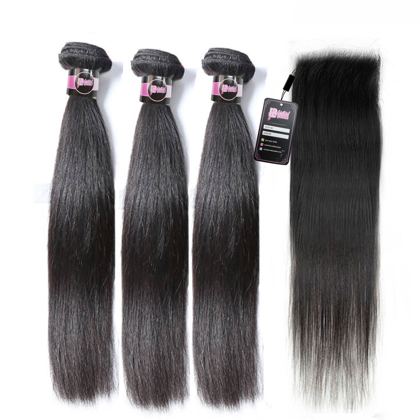 Pink Label 3 Bundle + 4x4 HD Closure Deals