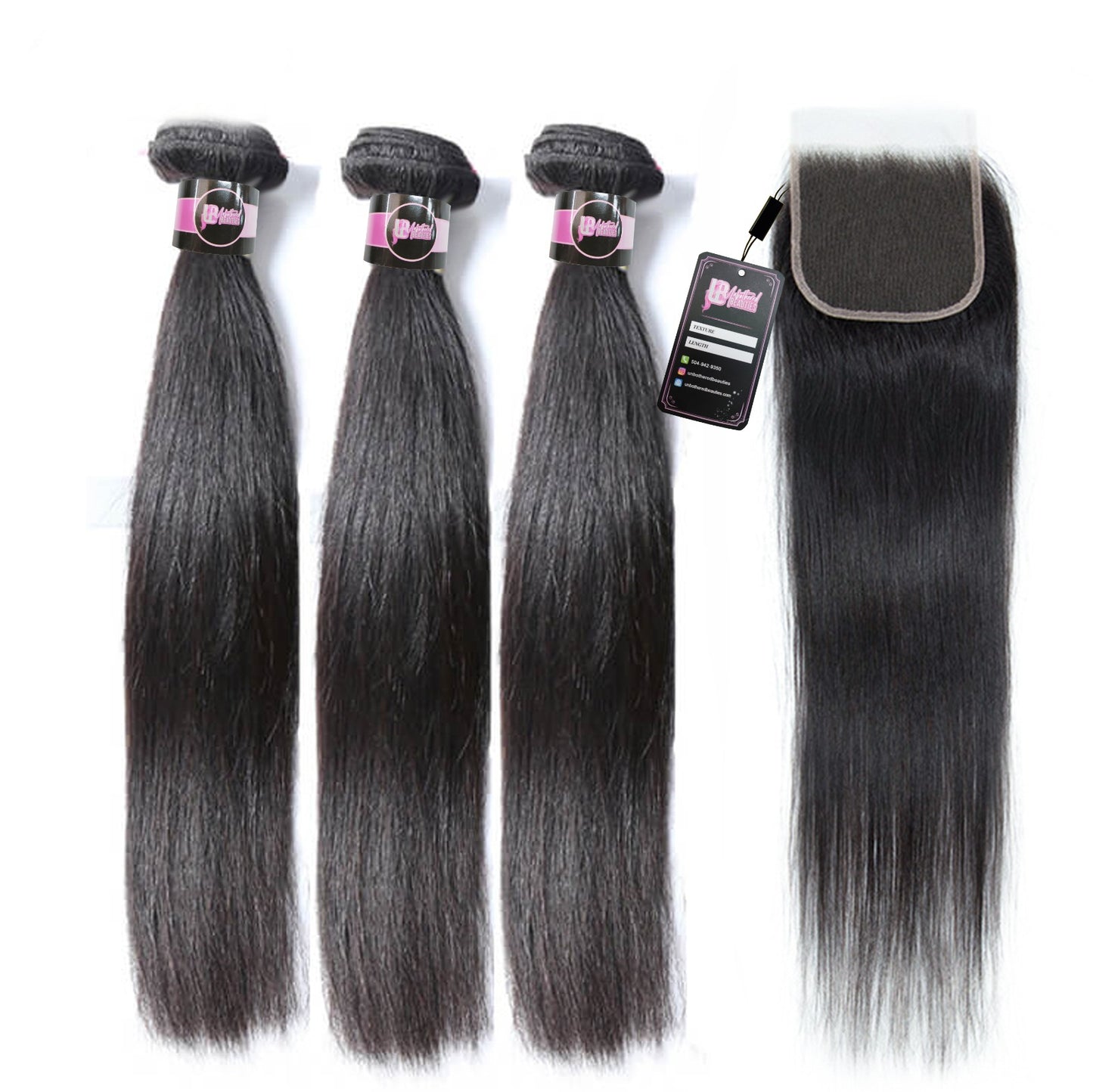 Pink Label 3 Bundle + 4x4 HD Closure Deals