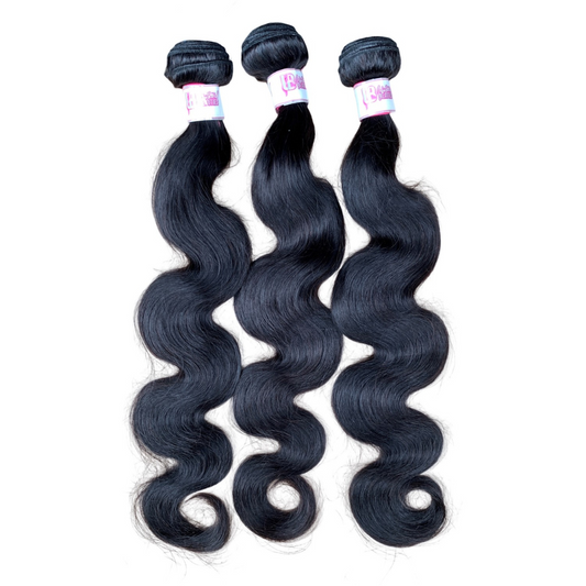 (1B) 3 Bundle + 13x4 Swiss lace Frontal Deals (Clearance)